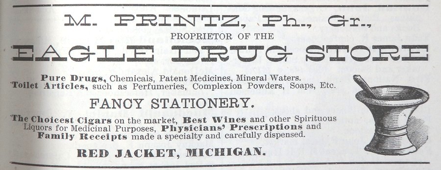 Polk directory ad - <i>Michigan State Gazetteer and Business Directory 1889-90</i>